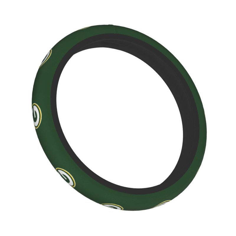 Green Bay Packers 1 Printed breathable elastic steering wheel anti slip cover
