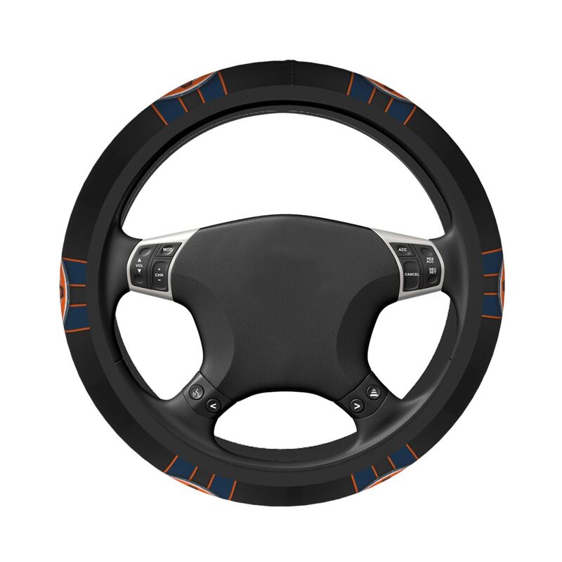 Chicago Bears Printed elastic steering wheel cover anti slip breathable