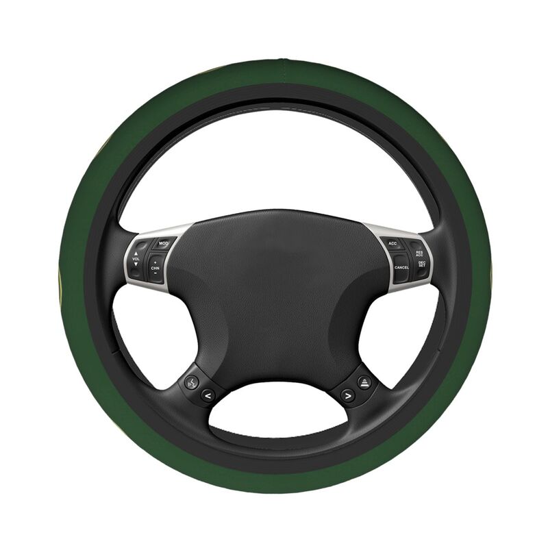 Green Bay Packers 1 Printed breathable elastic steering wheel anti slip cover