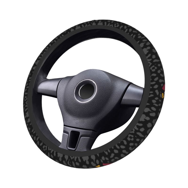 Arizona Cardinals Printed elastic steering wheel cover car anti-skid cover