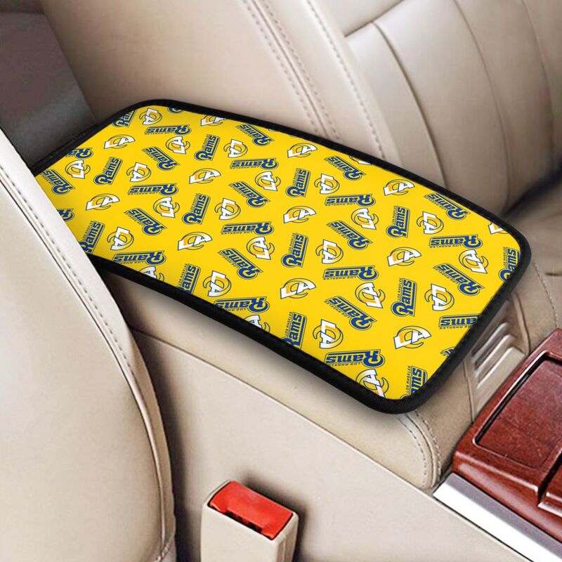 Los Angeles Rams Printed armrest protective cover car armrest box cushion
