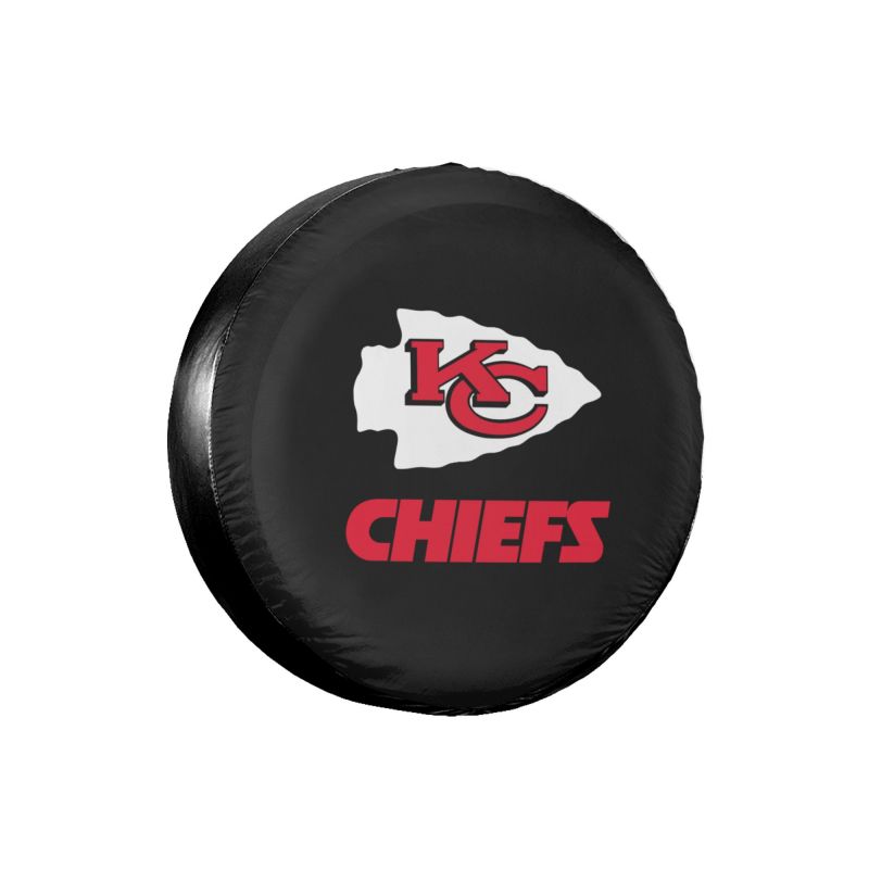 Kansas City Chiefs Car tire protective cover waterproof and dustproof tire cover