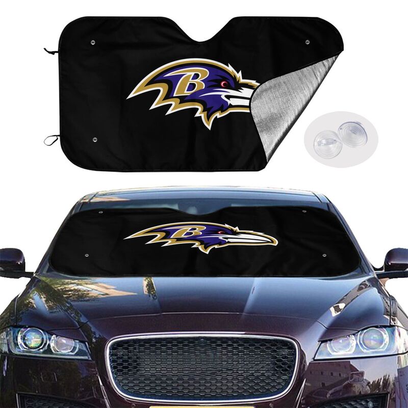 Baltimore Ravens Printed car windshield sunshade (multi size) front windshield sunshade
