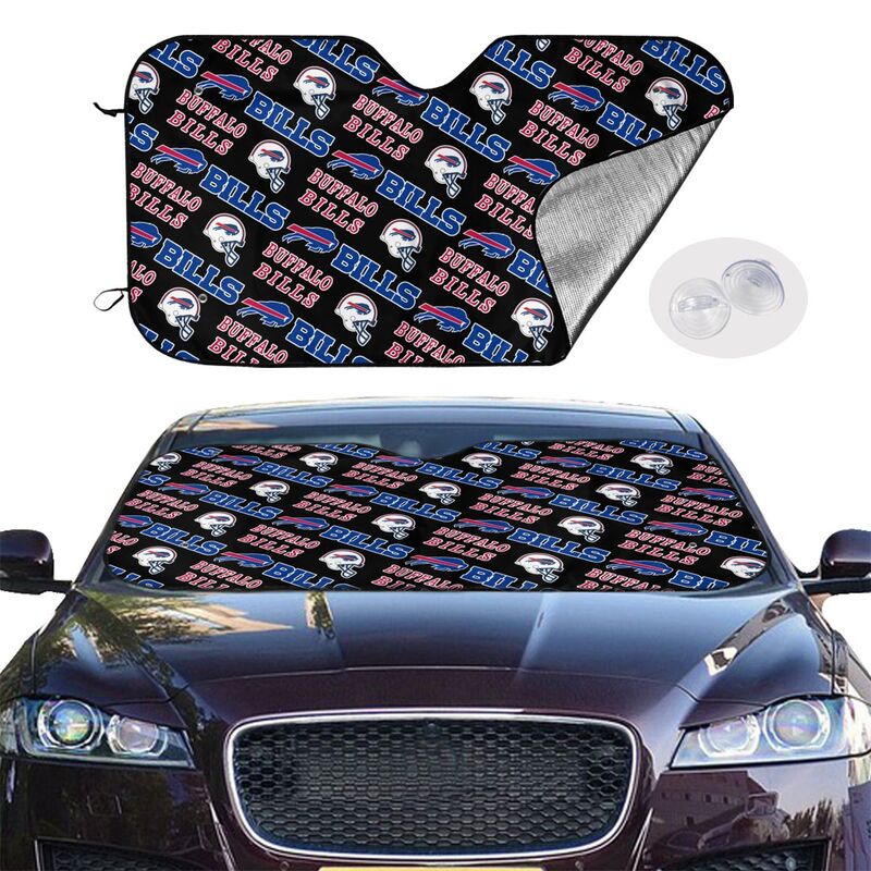 Buffalo Bills 3 Printed suitable for front Car windshield sunshades Car windshield sunshades