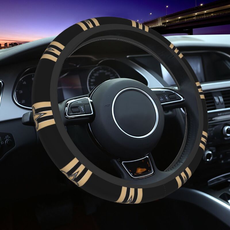 New Orleans Saints 2 Printed breathable elastic steering wheel cover