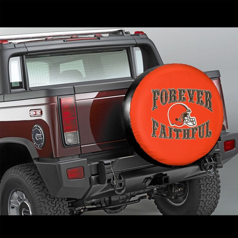 Cleveland Browns Printing car spare tire dust protection cover tire protection cover