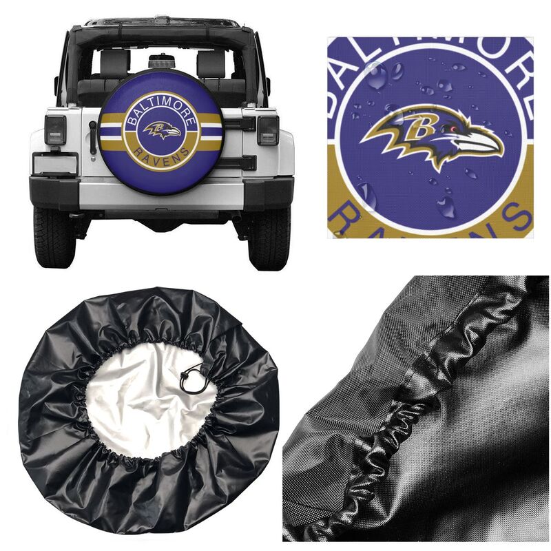 Baltimore Ravens Print tire protection cover car sun protection tire protection cover