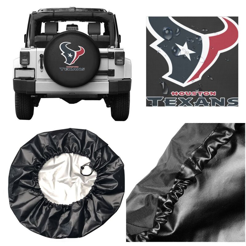 Houston Texans 2 Print tire protection covers car sunscreen tire protection covers