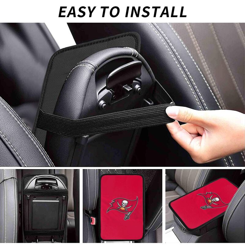 Tampa Bay Buccaneers1 Printed car armrest box pad elbow protection pad