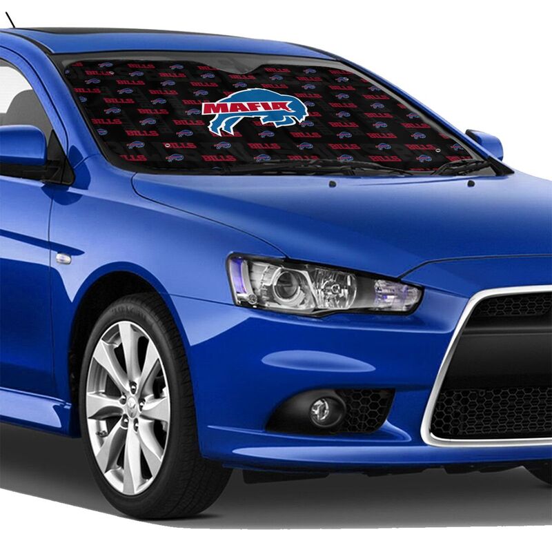 Buffalo Bills 4 Printed is suitable for front Car windshield sunshades Car windshield sunshades