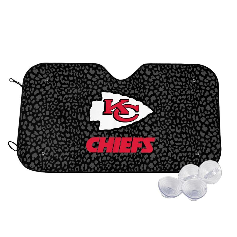 Kansas City Chiefs Printed Car windshield sunshades is suitable front Car windshield sunshades