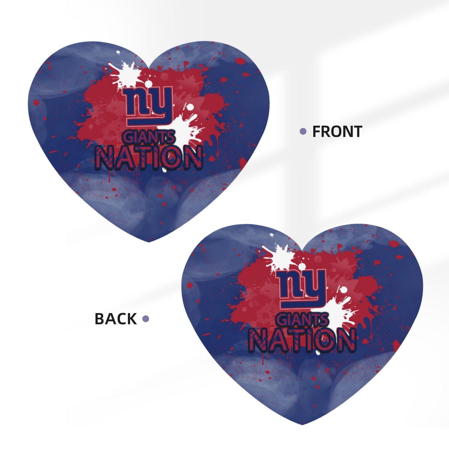 4-pcs New York Giants Car Air Fresheners Cards Set car aromatherapy tablets