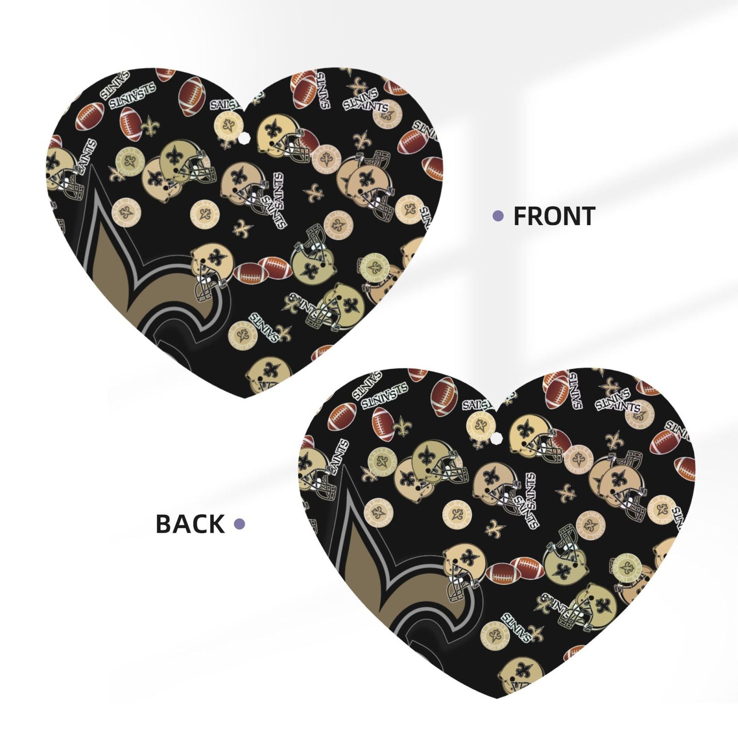 4-pcs New Orleans Saints Car Air Fresheners Cards Set car aromatherapy tablets