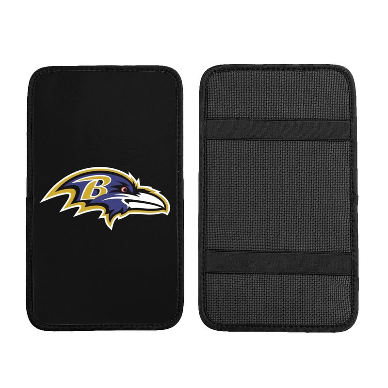 Baltimore Ravens2 Printed car center armrest box pad anti slip pad