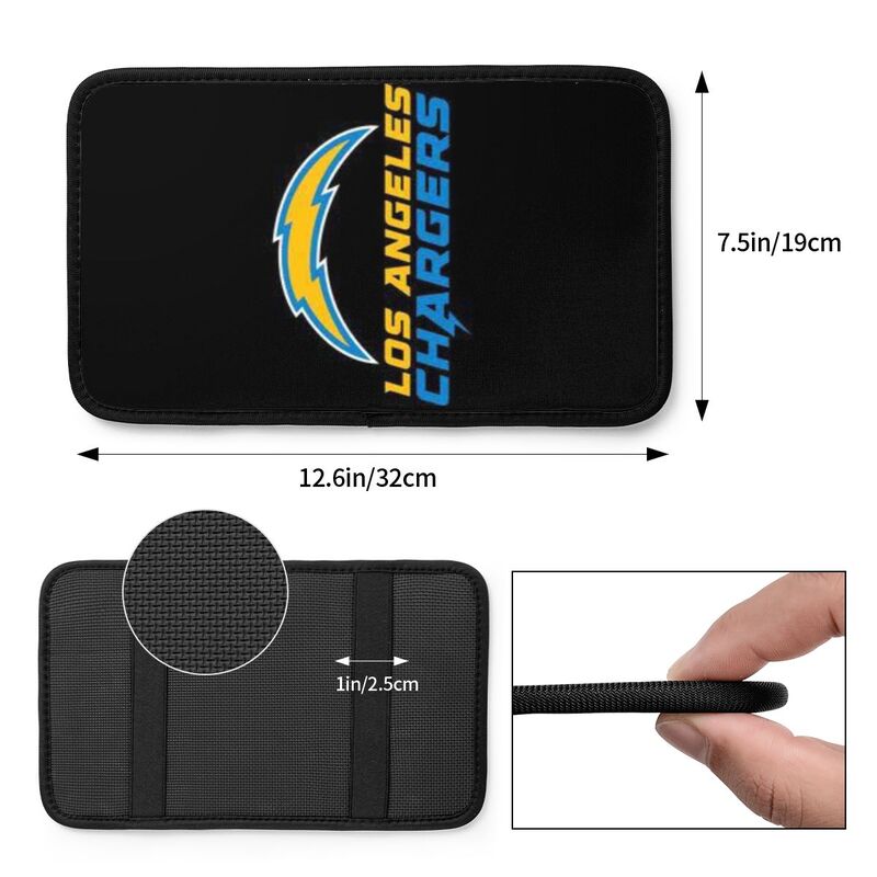 San Diego Chargers4 Printed car center armrest box pad anti slip pad