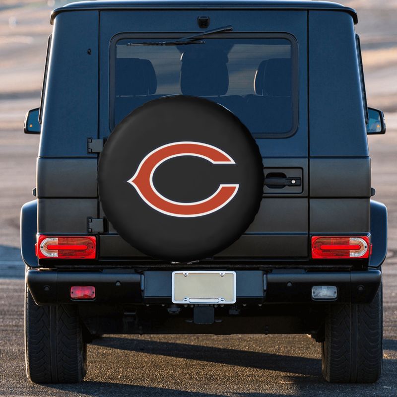 Chicago Bears2 Car tire protection cover spare tire waterproof and dustproof cover