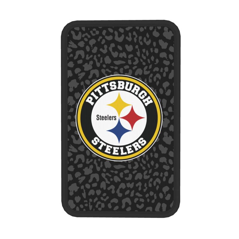 Pittsburgh Steelers 2 print Car handrail box cushion Personalized car armrest cover