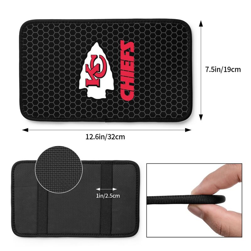 Kansas City Chiefs Printed protective pad for car armrest box