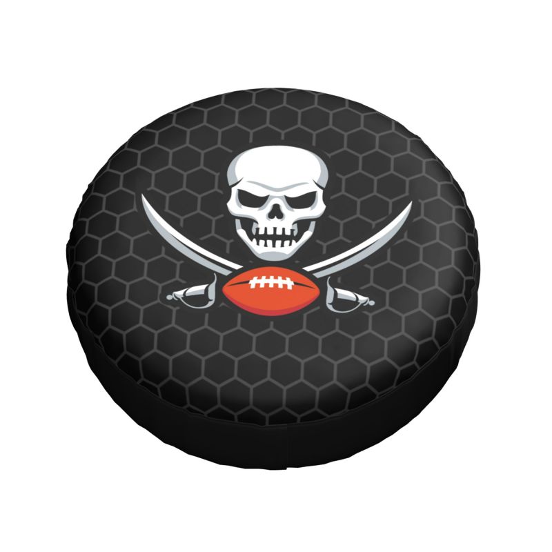 Tampa Bay Buccaneers 2 Grid printed car tire cover dustproof and waterproof tire cover