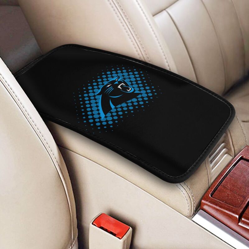 Carolina Panthers Printed car armrest box cushion armrest protective cover