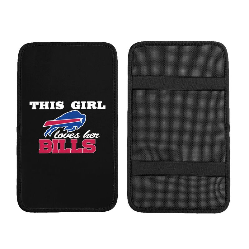 Buffalo Bills Printing car center console pad car armrest protective cover