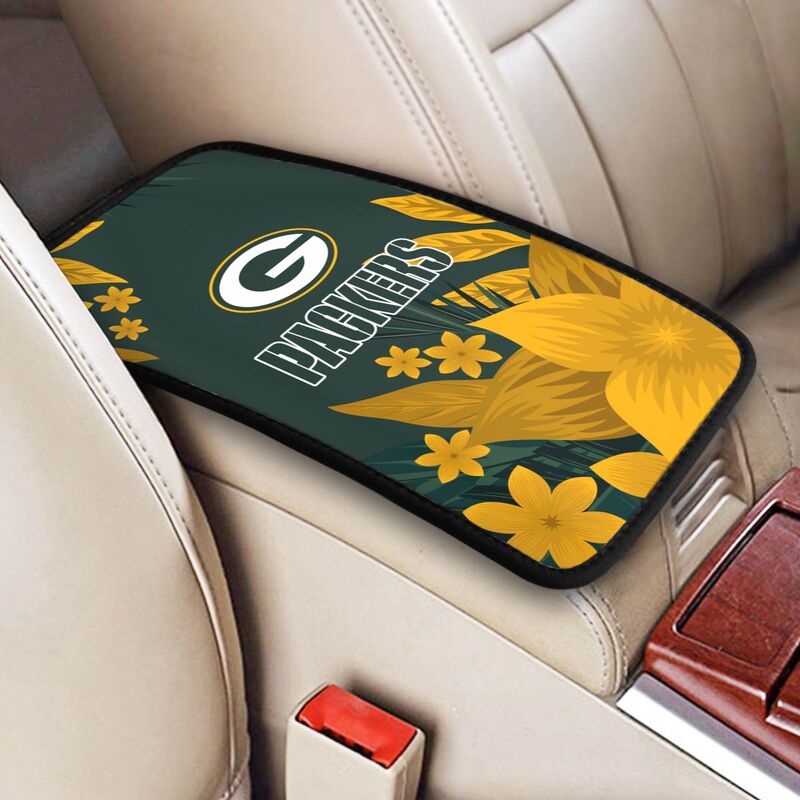 Green Bay Packers Car armrest box protective cover car center console armrest pad