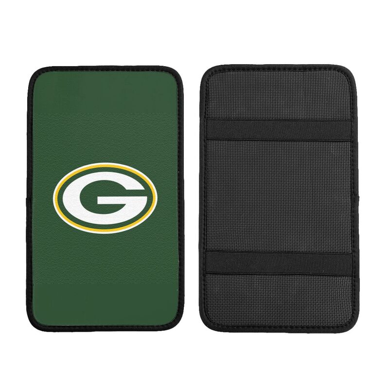 Green Bay Packers Printed car armrest box pad elbow protection pad