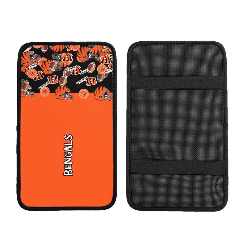 Cincinnati Bengals print Car center console armrest pad car armrest protective cover