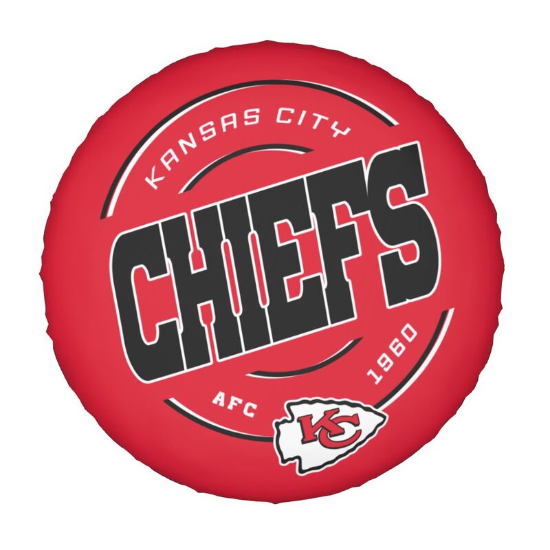 Kansas City Chiefs Printing car tire protection cover car spare tire dust protection cover