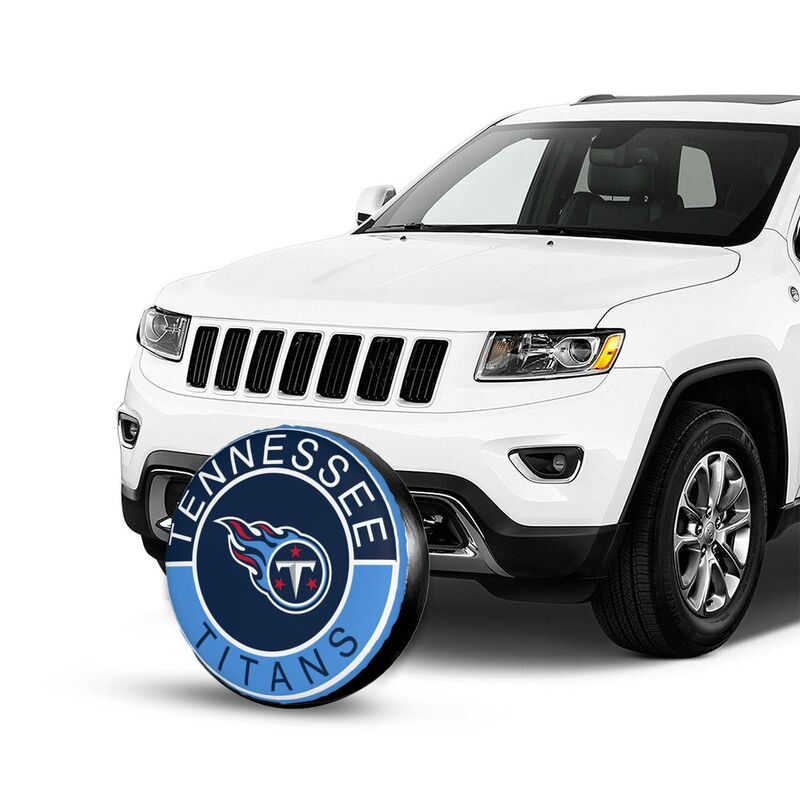 Tennessee Titans Printed tire protection cover car spare tire dust protection covers