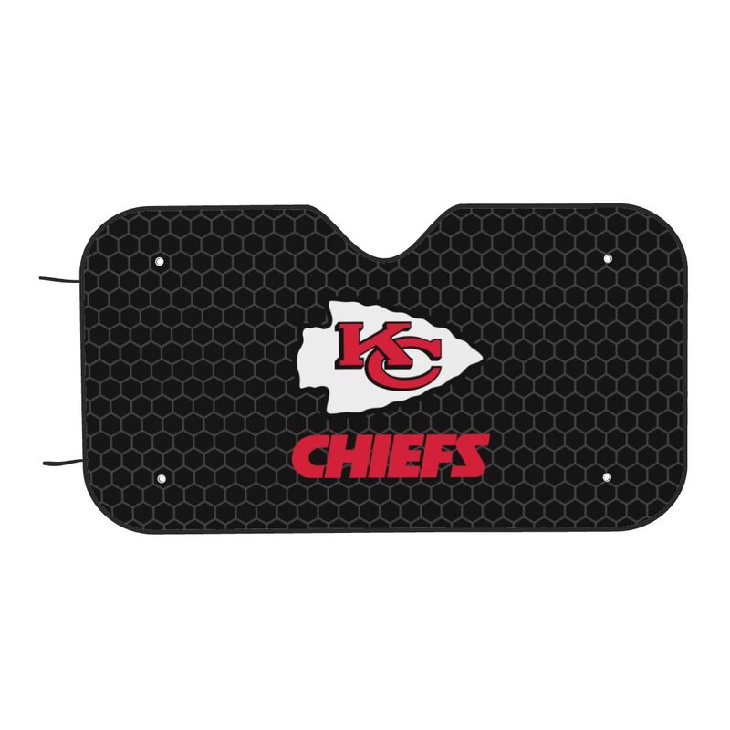 Kansas City Chiefs Printed is suitable front Car windshield sunshades Car windshield sunshades