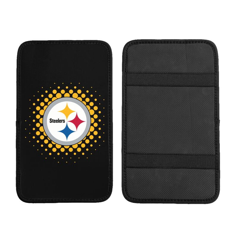 Pittsburgh Steelers Printed car armrest box cushion armrest protective cover