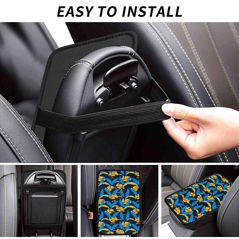 San Diego Chargers printing Center console armrest pad car armrest protective cover car