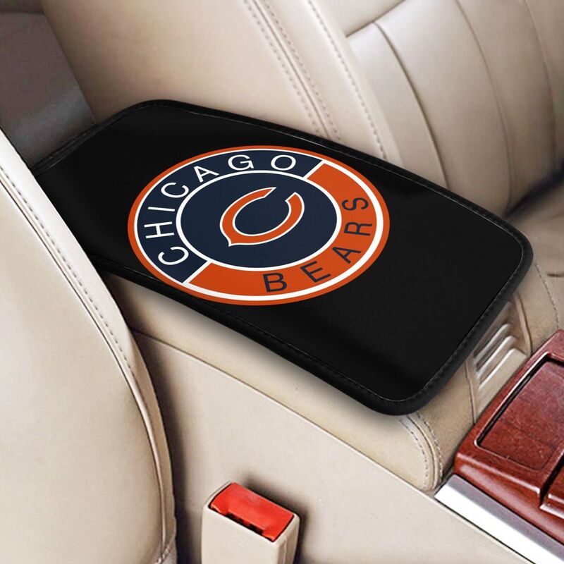 Chicago Bears print car armrest protective cover Car center console armrest pad
