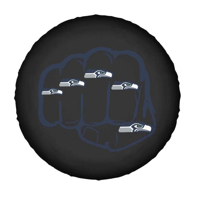 Seattle Seahawks Print tire protection cover car spare tire dust protection covers