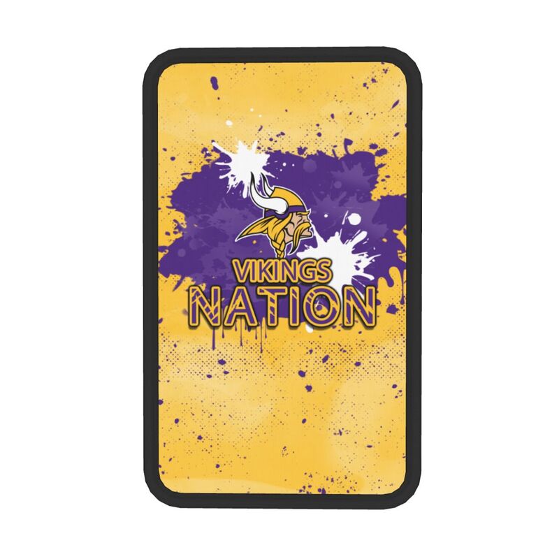 Minnesota Vikings print car center console armrest pad Car armrest box protective cover