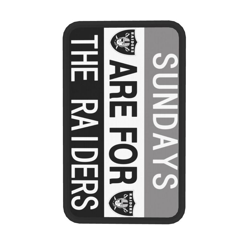 Las Vegas Raiders Personalized printed car armrest cover Car handrail box cushion