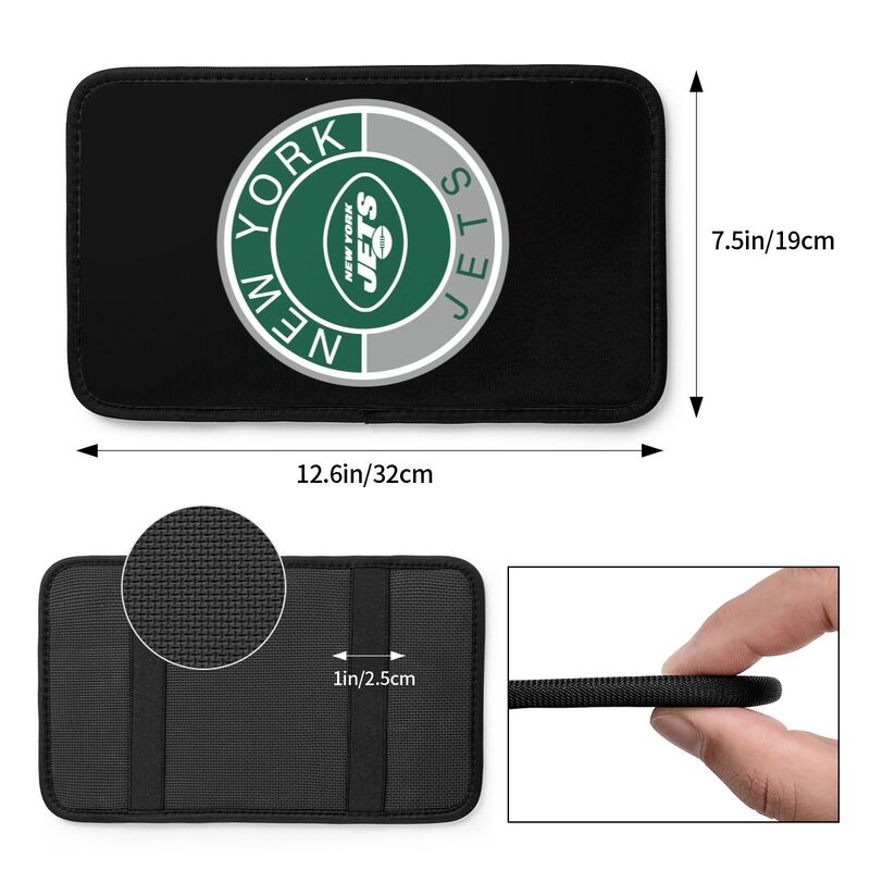 New York Jets print car armrest protective cover Car center console armrest pad