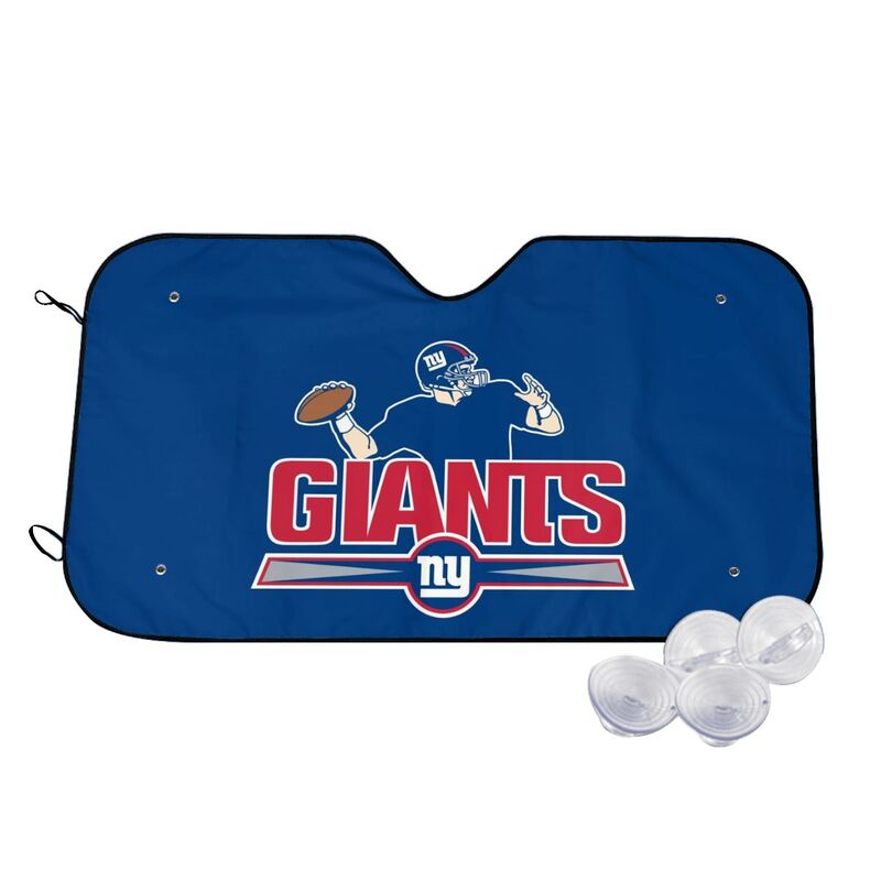 New York Giants 4 Print Car windshield sunshades suitable for front Car windshield sunshades