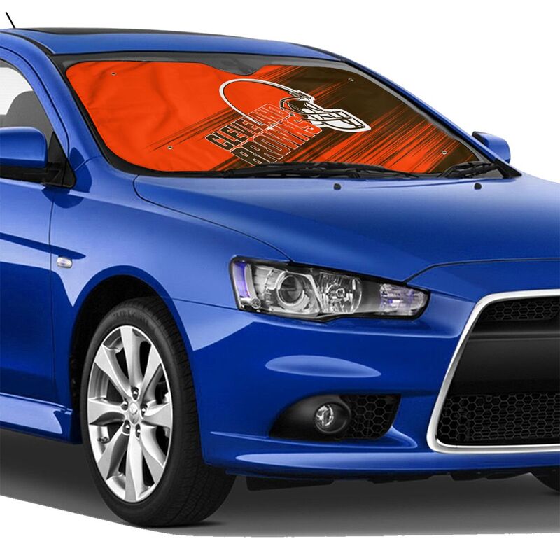 Cleveland Browns Print car windshield sunshade panel car windshield sunshade cover multiple sizes