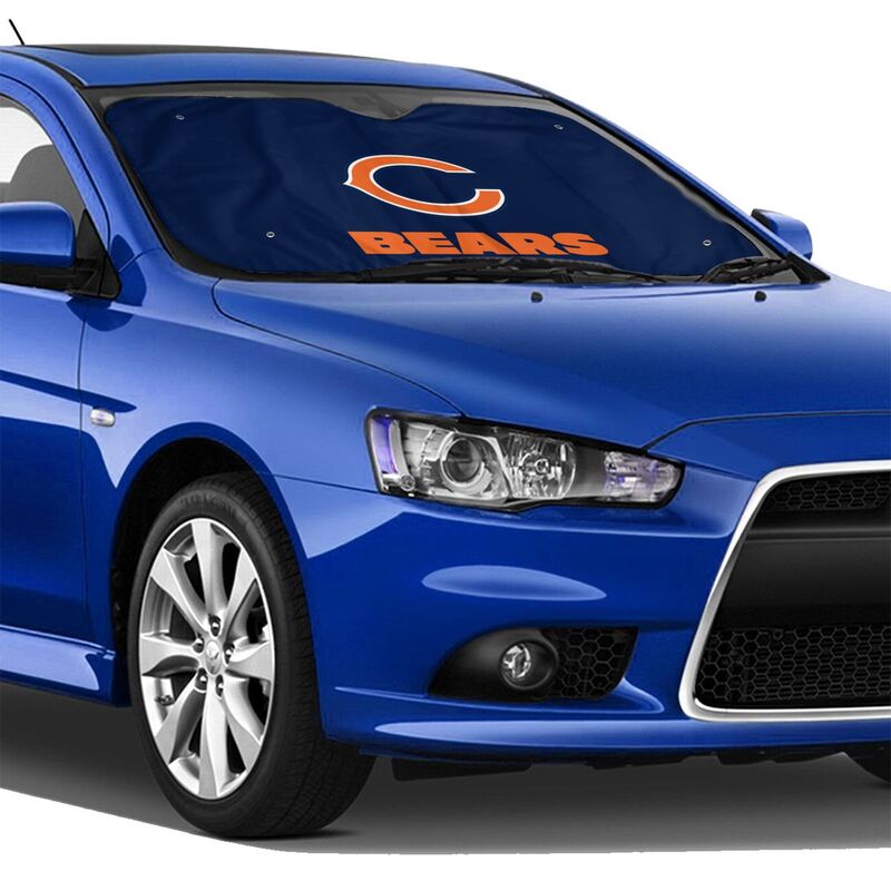 Chicago Bears Printed car multi size front windshield sunshade car windshield sunshade