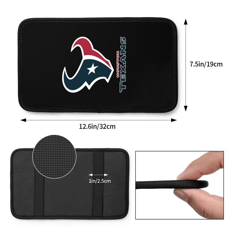 Houston Texans1 Printed car armrest box pad anti-abrasion pad
