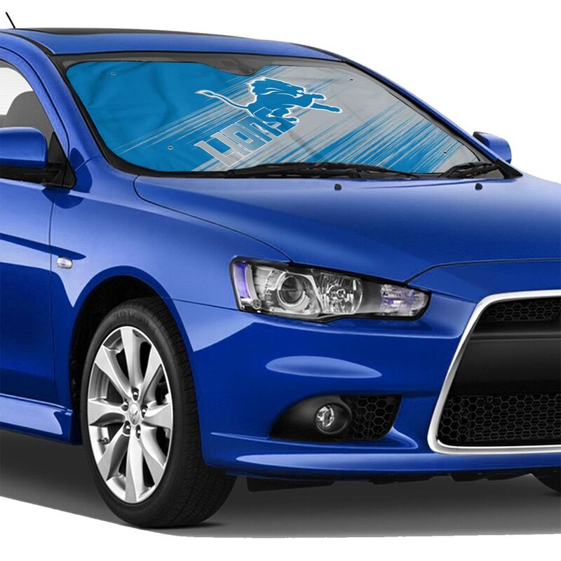 Detroit Lions Print car windshield sunshade panel car windshield sunshade cover multiple sizes