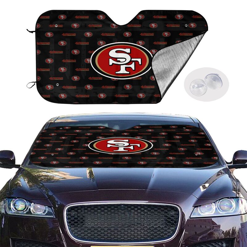 San Francisco 49ers Printed is suitable for front Car windshield sunshades Car windshield sunshades