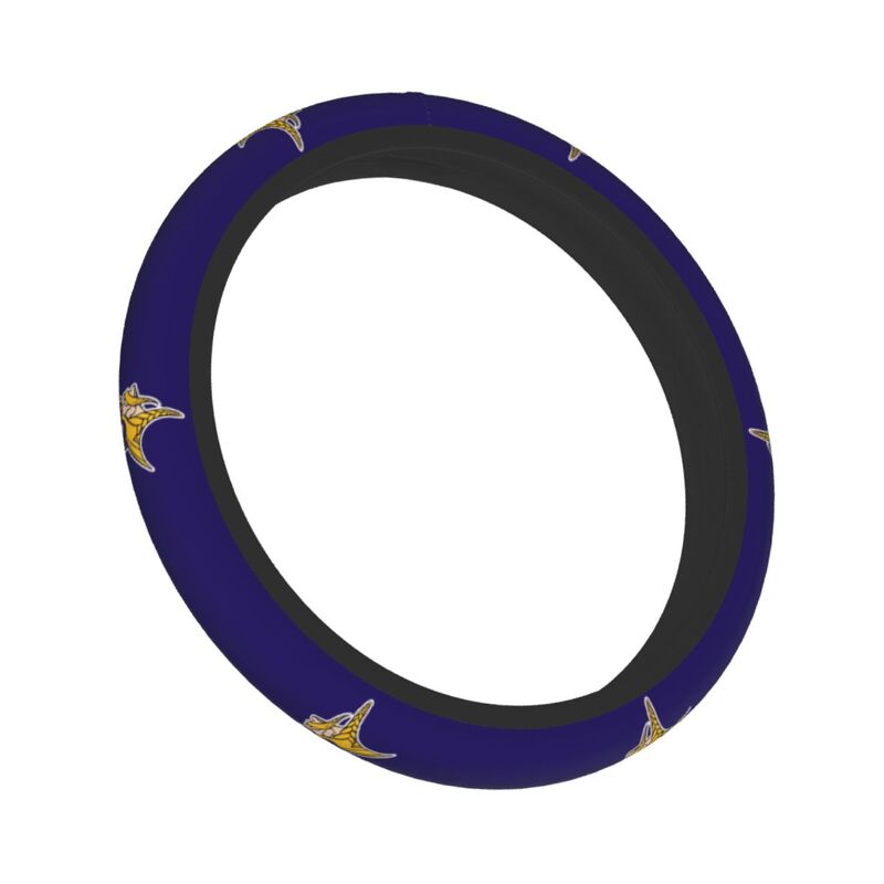Minnesota Vikings 2 Printed breathable elastic steering wheel protective cover