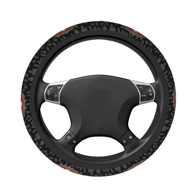 San Francisco 49ers Printed elastic steering wheel cover car steering wheel protective cover