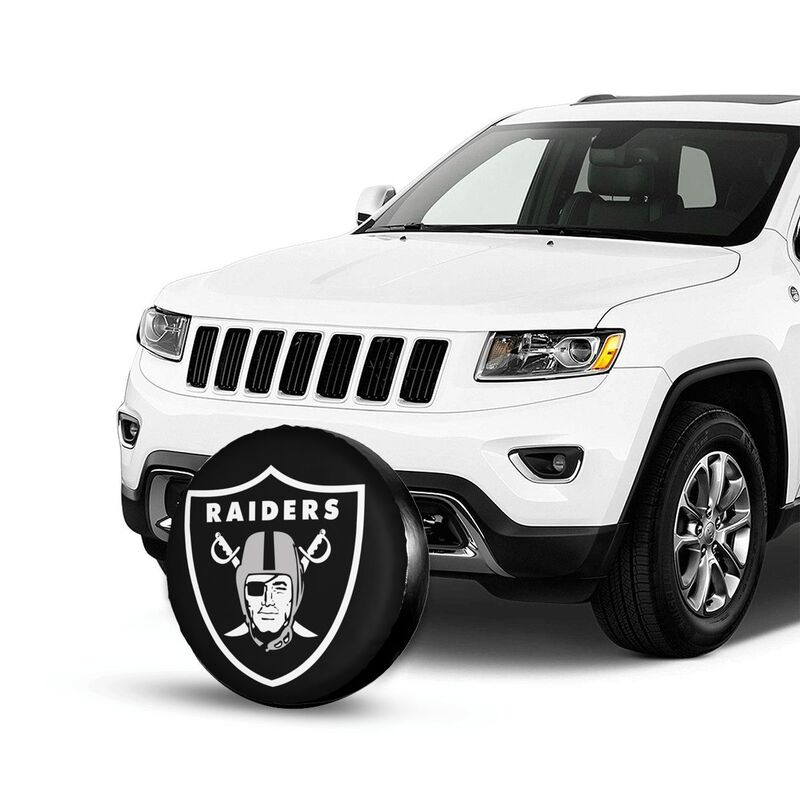 Las Vegas Raiders 5 car dustproof sunscreen tyre protective cover Tyre protective cover