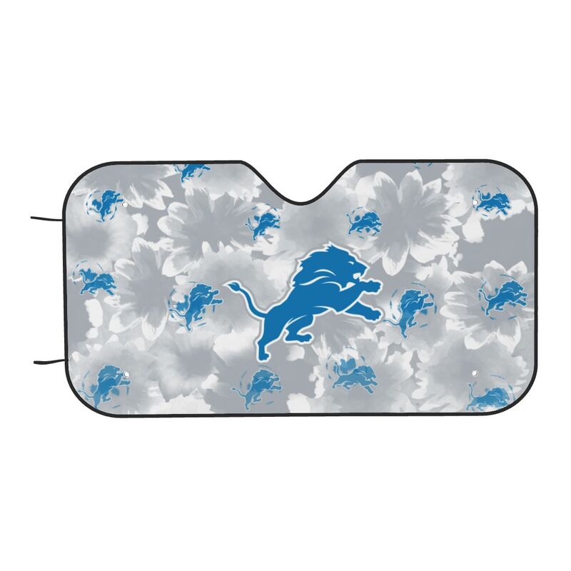 Detroit Lions Printed multi size car front windshield sunshade car windshield sunshade