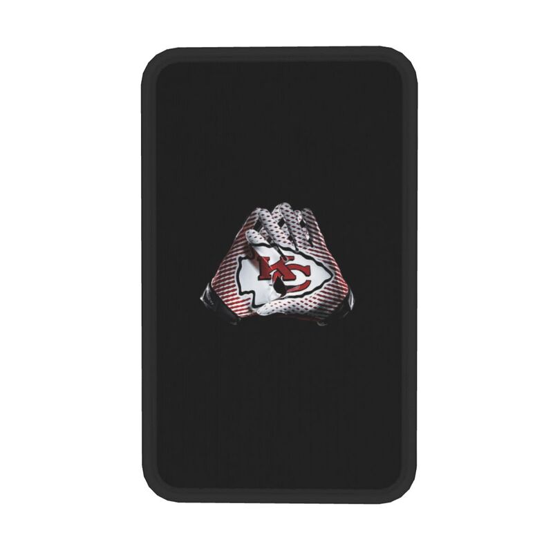Kansas City Chiefs4 Printed car center armrest box pad anti slip pad