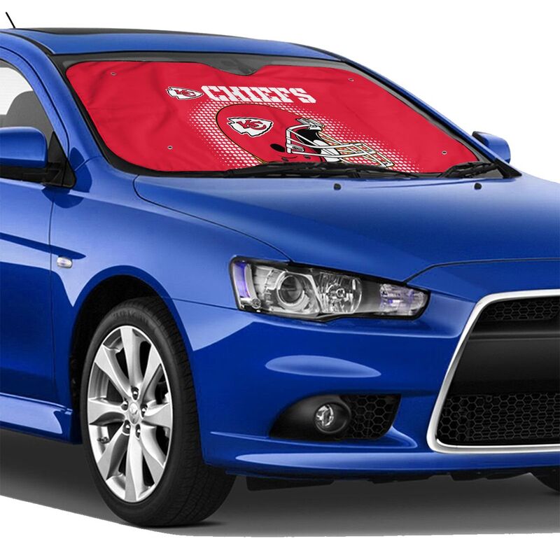 Kansas City Chiefs Printing car front windshield sunshade car windshield sunshade multi size